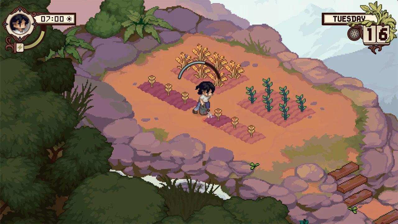 A farm scene from the official Grave Seasons Steam screenshots